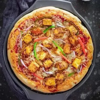 Paneer Barbecue Pizza with Double Cheese